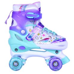 ΑΘΛΟΠΑΙΔΙΑ 3Κ ΠΑΤΙΝΙΑ ROLLER SKATES ΑΥΞΟΜΕΙΟΥΜΕΝΑ ΜΕΝΤΑ ΦΩΤΙΖΟΜΕΝΑ ΡΕΟΔΑΚΙΑ (No 35-38)