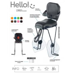 Alternative view of BRN HELLO ΠΑΙΔΙΚΟ ΚΑΘΙΣΜΑ ΣΧΑΡΑΣ ΡΟΖ SEG15P