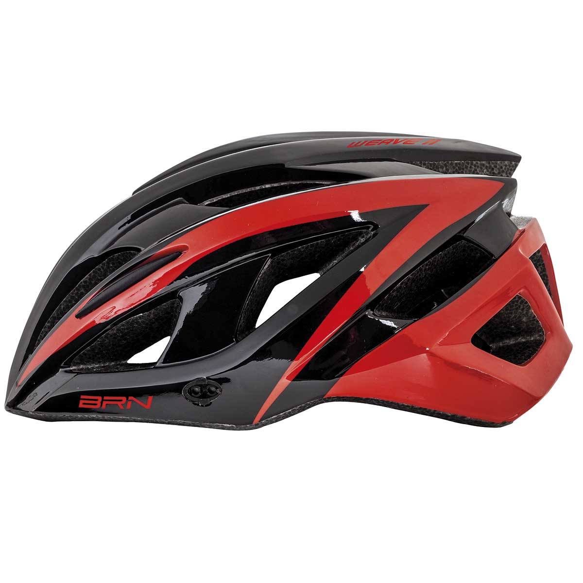 BRN WEAVE II ΚΡΑΝΟΣ ΠΟΔΗΛΑΤΟΥ ROAD IN-MOLD BLACK/RED L 58-61cm CAS52NRL - Image 2