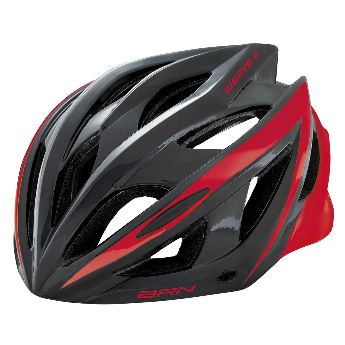 BRN WEAVE II ΚΡΑΝΟΣ ΠΟΔΗΛΑΤΟΥ ROAD IN-MOLD BLACK/RED L 58-61cm CAS52NRL