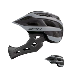 BRN FULL ΚΡΑΝΟΣ DOWNHILL ΠΟΔΗΛΑΤΟΥ/ΠΑΤΙΝΙΟΥ BLACK/GREY ΜΑΤ 48-56cm CAS88NM