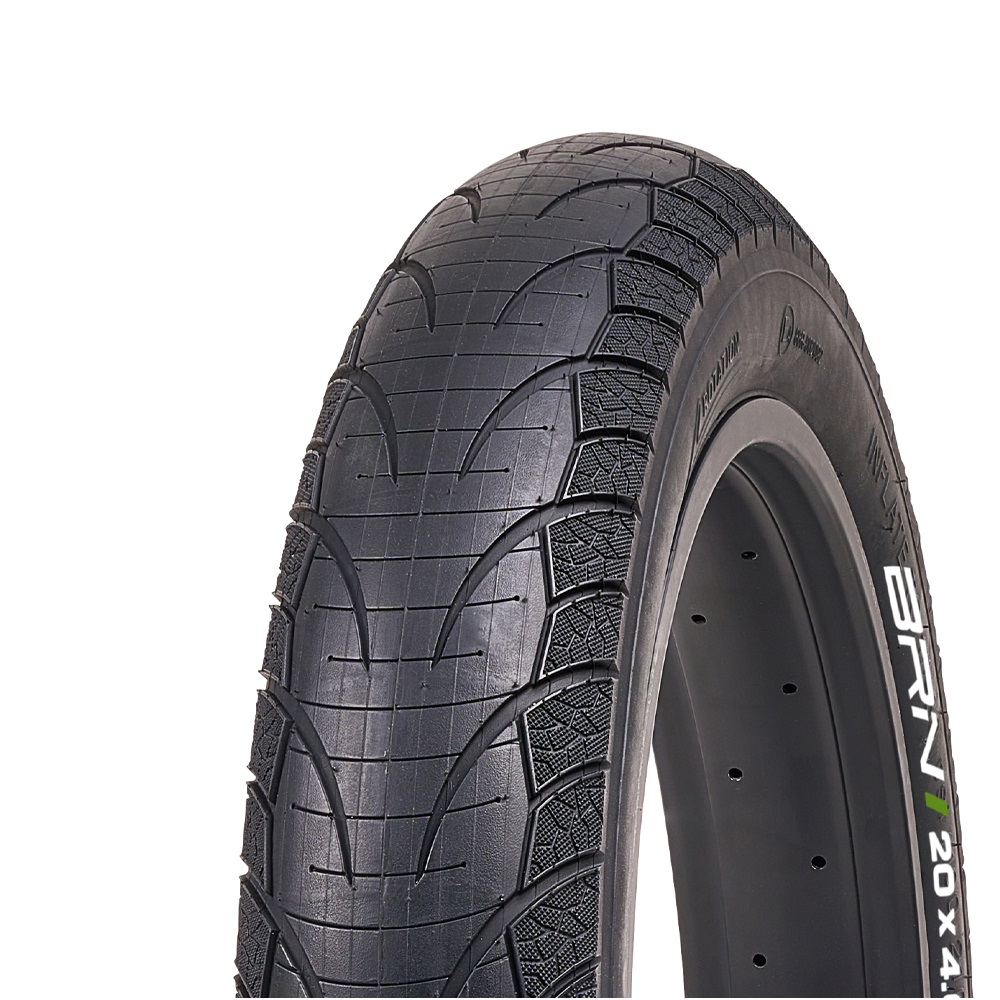 BRN 20X4.00 ΕΛΑΣΤΙΚΟ E-BIKE/FAT-BIKE PISTA PROTECTION 3mm BLACK BRN176P