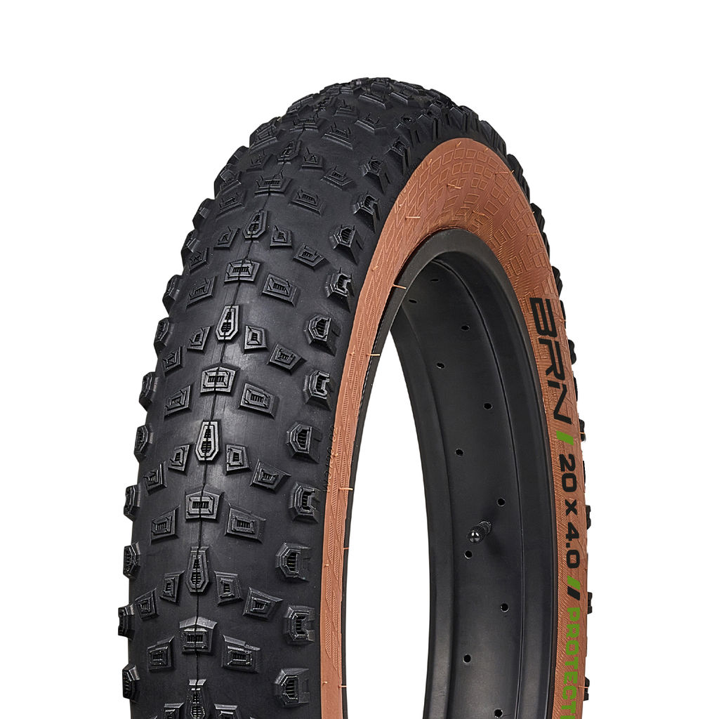BRN 20X4.00 ΕΛΑΣΤΙΚΟ E-BIKE/FAT-BIKE PROTECTION 3mm BLACK/TANWALL BRN180P