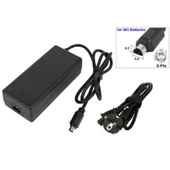 Alternative view of ΦΟΡΤΙΣΤΗΣ ΓΙΑ DEVRON E-BIKE ΜΕ ΤΡΑΠΕΖΟΕΙΔΕΣ ΒΥΣΜΑ 5PIN 36V (42V) 2A
