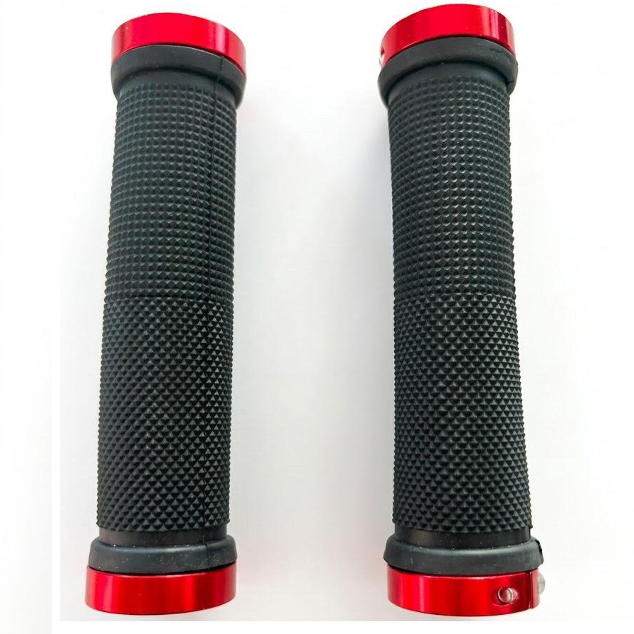 OLYMPUS CYCLING ΧΕΙΡΟΛΑΒΕΣ ΠΟΔΗΛΑΤΟΥ ΜΤΒ ΜΕ 2 LOCK 130mm BLACK/RED