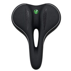 Alternative view of ΣΕΛΑ ΠΟΔΗΛΑΤΟΥ SOFT E-BIKE ΜΕ ΧΕΙΡΟΛΑΒΗ 260X200 ΜΑΥΡΗ ΜΕ ΤΡΥΠΑ