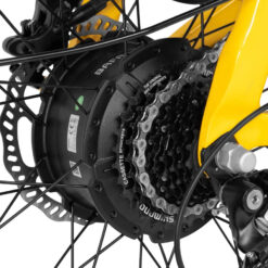 CYRUSHER KOMMODA PRO FAT BIKE ΗΛΕΚΤΡΙΚΟ ΠΟΔΗΛΑΤΟ 20” 52V/20AH 8sp YELLOW - Image 3