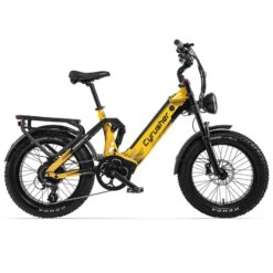 CYRUSHER KOMMODA PRO FAT BIKE ΗΛΕΚΤΡΙΚΟ ΠΟΔΗΛΑΤΟ 20” 52V/20AH 8sp YELLOW