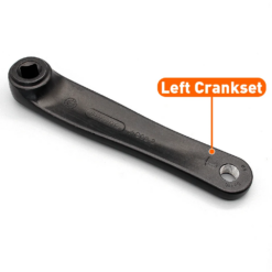 Alternative view of BAFANG AC06-2 ΒΡΑΧΙΟΝΑΣ ΠΟΔΗΛΑΤΟΥ ΑΛΟΥΜΙΝΙΟΥ ΚΑΡΕ 170mm ΑΡΙΣΤΕΡΟΣ ΜΑΥΡΟ