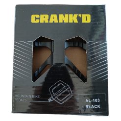 Alternative view of CRANK D AL-103 ΖΕΥΓΟΣ ΠΕΤΑΛΙΑ ΠΟΔΗΛΑΤΟΥ ΑΛΟΥΜΙΝΙΟΥ BLACK MTB-BMX ΑΞΟΝΑΣ 9/16