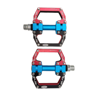 SOLDIER ΖΕΥΓΟΣ ΠΕΤΑΛΙΑ ΑΛΟΥΜΙΝΙΟΥ CNC MTB 9/16” BLACK/RED/BLUE -102