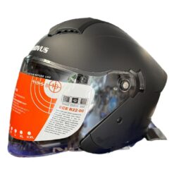 NOVUS NV424 ΚΡΑΝΟΣ ΜΟΤΟ JET OPEN FACE BLCK MATT (L) 59-60cm