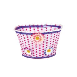 ΚΑΛΑΘΙ ΠΟΔΗΛΑΤΟΥ ΠΑΙΔΙΚΟ ΠΛΕΧΤΟ ΜΕ ΛΟΥΛΟΥΔΙΑ ΛΕΥΚΟ-ΡΟΖ 12-20