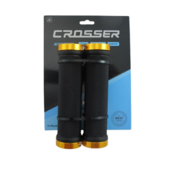 CROSSER G-225 ΧΕΙΡΟΛΑΒΕΣ ΠΟΔΗΛΑΤΟΥ ΜΤΒ ΜΕ LOCK 125mm BLACK/GOLD
