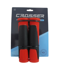 CROSSER ΧΕΙΡΟΛΑΒΕΣ ΠΟΔΗΛΑΤΟΥ ΜΤΒ 125mm BLACK/RED