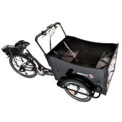 Alternative view of ORIENT E-BIKE CARGO ΤΡΙΚΥΚΛΟ FRONT BOX 6sp 36V LG10.4Ah UB9019E ΜΑΥΡΟ (100077) 2024