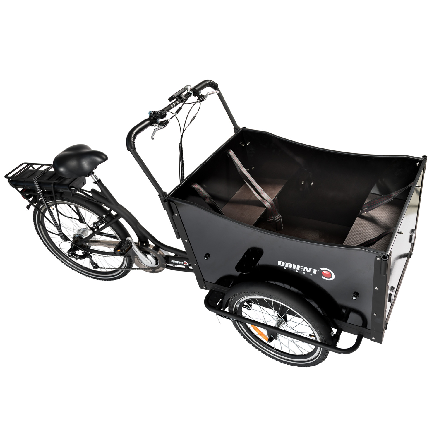 ORIENT E-BIKE CARGO ΤΡΙΚΥΚΛΟ FRONT BOX 6sp 36V LG10.4Ah UB9019E ΜΑΥΡΟ (100077) 2024 - Image 2