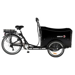 ORIENT E-BIKE CARGO ΤΡΙΚΥΚΛΟ FRONT BOX 6sp 36V LG10.4Ah UB9019E ΜΑΥΡΟ (100077) 2024