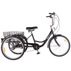ORIENT CARGO REAR BASKET ΤΡΙΚΥΚΛΟ 24'' 6sp ΜΑΥΡΟ (100001) 2024