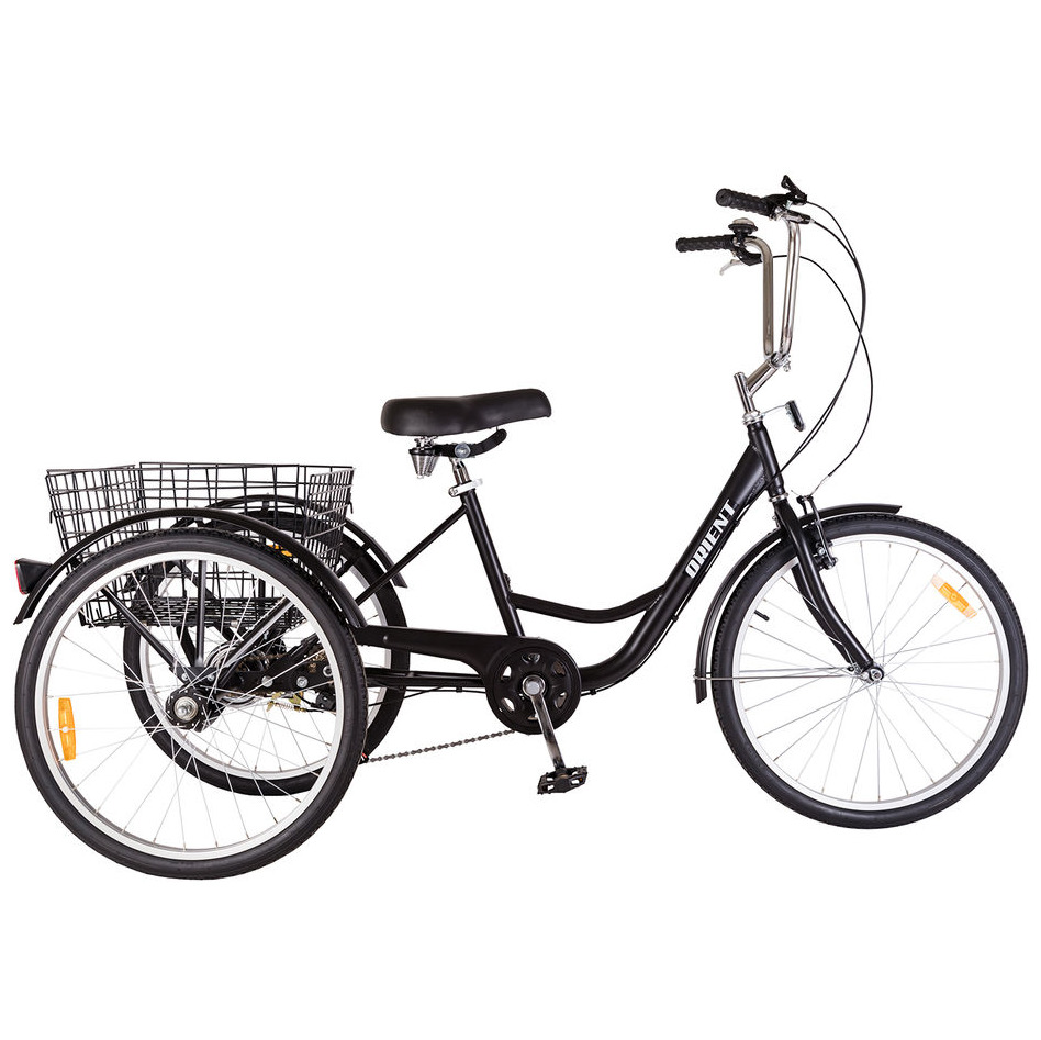 ORIENT CARGO REAR BASKET ΤΡΙΚΥΚΛΟ 24'' 6sp ΜΑΥΡΟ (100001) 2024
