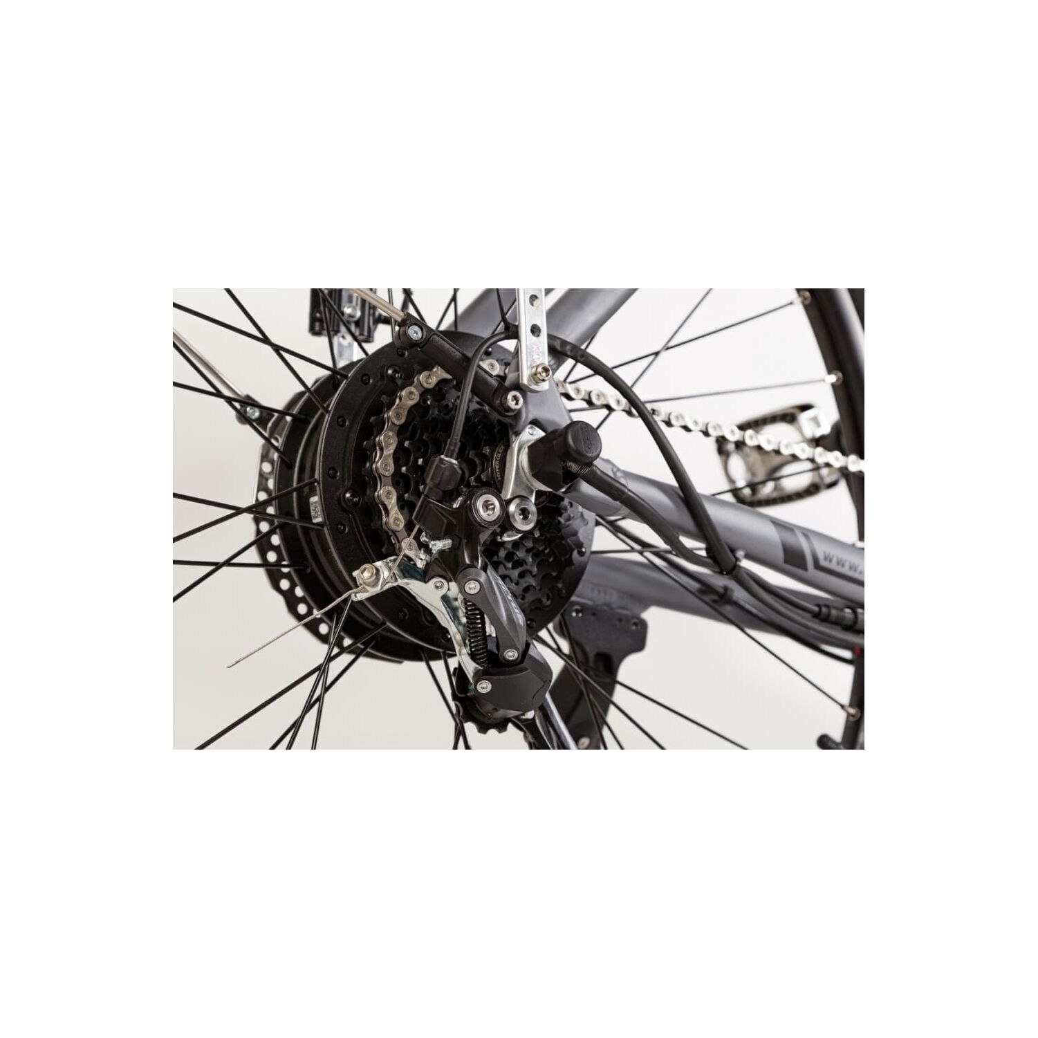 ORIENT E-BIKE STREET 1.0 28” 9SP TOURING REAR MOTOR BAFANG 250W ΓΚΡΙ (151604) 2024 - Image 4