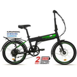 VELOGREEN DOCGREEN GRUNDIG ΗΛΕΚΤΡΙΚΟ ΠΟΔΗΛΑΤΟ ΣΠΑΣΤΟ 20” 36V/7AH 7sp