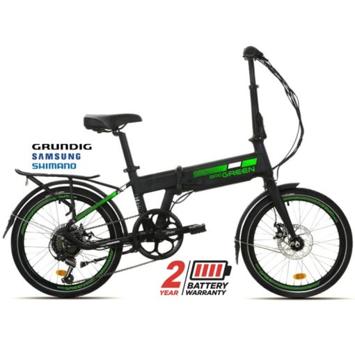 VELOGREEN DOCGREEN GRUNDIG ΗΛΕΚΤΡΙΚΟ ΠΟΔΗΛΑΤΟ ΣΠΑΣΤΟ 20” 36V/7AH 7sp