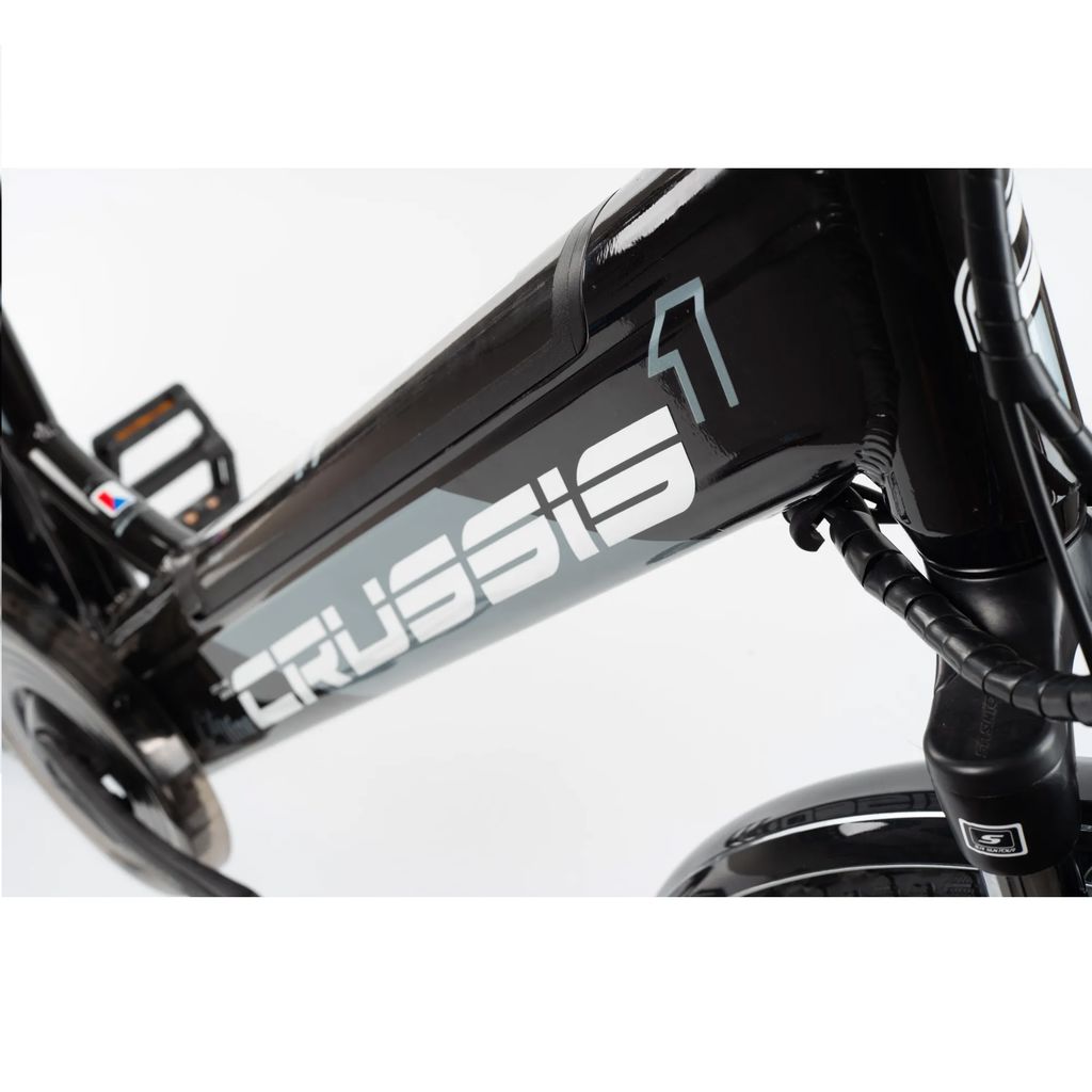 CRUSSIS E-CITY ΗΛΕΚΤΡΙΚΟ ΠΟΔΗΛΑΤΟ ΠΟΛΗΣ 26” ALLOY 7sp 13AH BLACK 2024 - Image 2