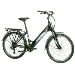 CRUSSIS E-CITY ΗΛΕΚΤΡΙΚΟ ΠΟΔΗΛΑΤΟ ΠΟΛΗΣ 26” ALLOY 7sp 13AH BLACK 2024