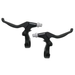 PROMAX ΣΕΤ ΜΑΝΕΤΕΣ ΑΛΟΥΜΙΝΙΟΥ V-BRAKE 3-4 ΔΑΚΤΥΛΩΝ ΔΑΚΤΥΛΩΝ ΜΑΥΡΕΣ