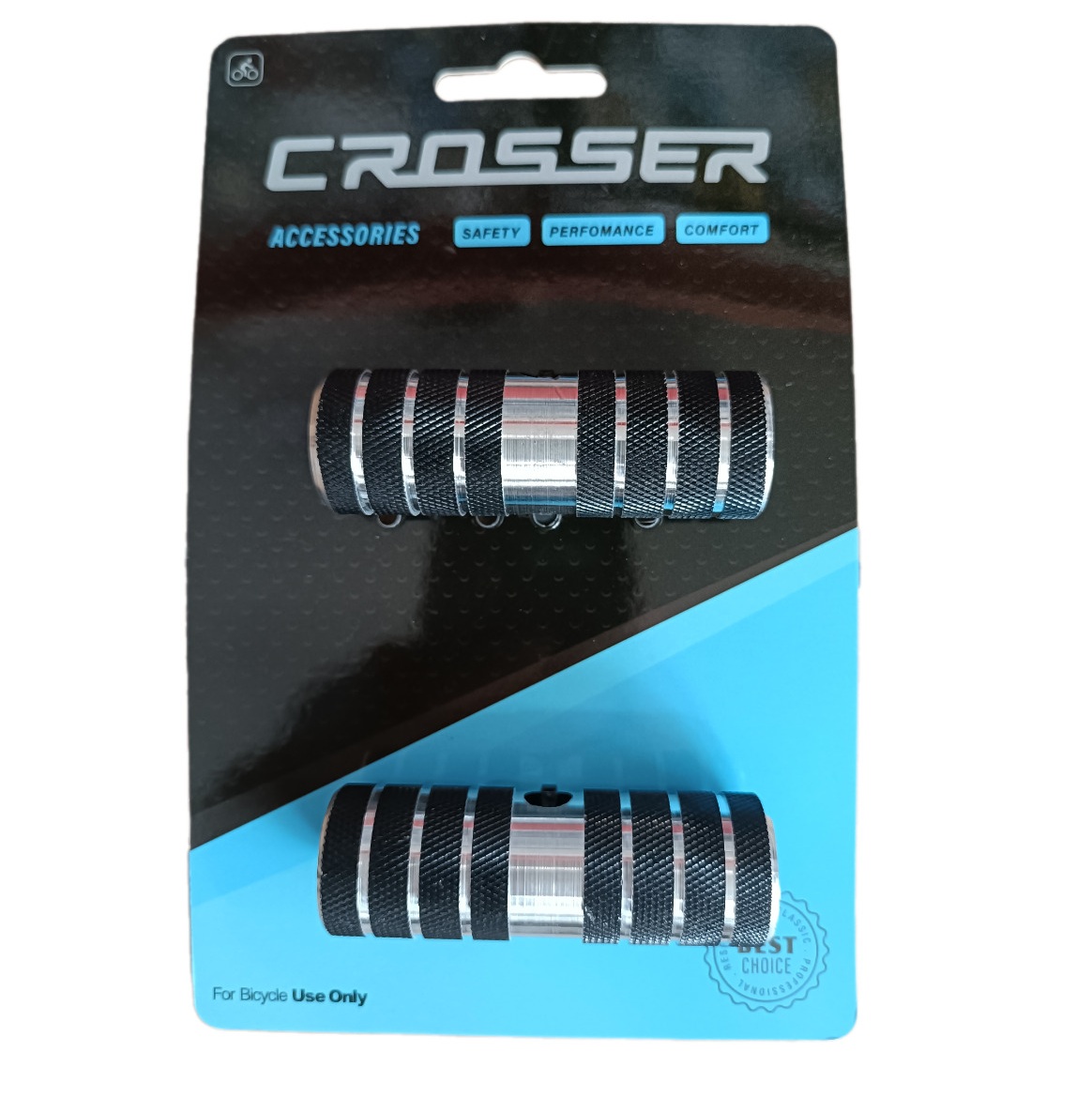 CROSSER ΑΝΑΒΑΤΗΡΕΣ ΑΛΟΥΜΙΝΙΟΥ 26Χ80mm ΜΑΥΡΟ ΖΕΥΓΟΣ 10mm ΑΞΟΝΑ - Image 2