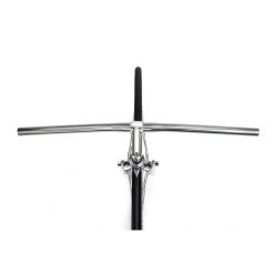 BRN ΤΙΜΟΝΙ ΑΛΟΥΜΙΝΙΟΥ FLAT BAR MTB 25,4 SILVER 625mm