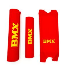 ΣΕΤ ΜΠΑΡΕΤΑΚΙΑ ΠΡΟΣΤΑΤΕΥΤΙΚΑ ΠΟΔΗΛΑΤΟΥ BMX ΚΟΚΚΙΝΟ-ΚΙΤΡΙΝΟ 16-20