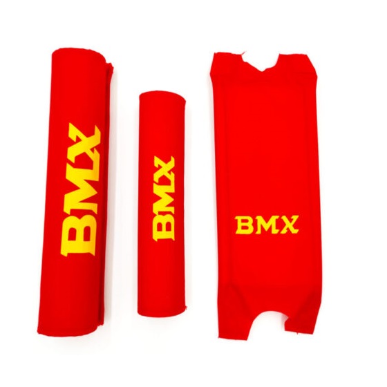 ΣΕΤ ΜΠΑΡΕΤΑΚΙΑ ΠΡΟΣΤΑΤΕΥΤΙΚΑ ΠΟΔΗΛΑΤΟΥ BMX ΚΟΚΚΙΝΟ-ΚΙΤΡΙΝΟ 16-20
