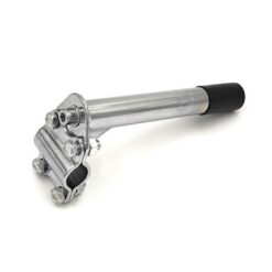 ΛΑΙΜΟΣ ΠΟΔΗΛΑΤΟΥ ΑΠΛΟΣ BMX 22,2mm SILVER