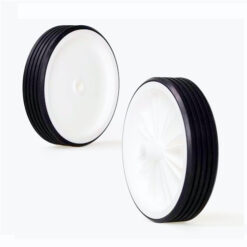 ΣΕΤ ΡΟΔΑΚΙΑ ΒΟΗΘΗΤΙΚΩΝ ΤΡΟΧΩΝ ΠΟΔΗΛΑΤΟΥ ΜΑΥΡΟ-ΛΕΥΚΟ 2-ΤΕΜ