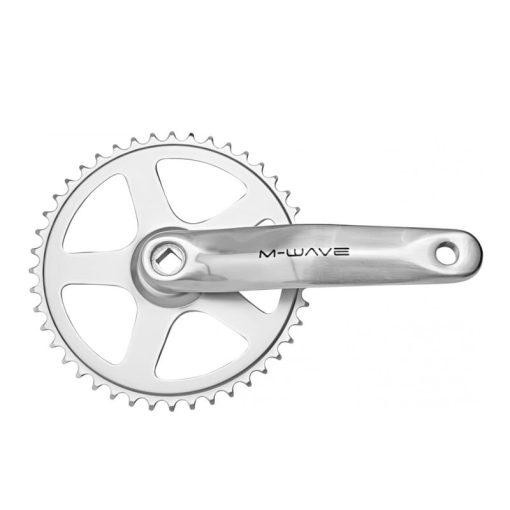 M-WAVE ΔΙΣΚΟΒΡΑΧΙΟΝΑΣ ΑΛΟΥΜΙΝΙΟΥ 44Δ SINGLE-SPEED 1/2X3/32 ΑΣΗΜΙ 350651