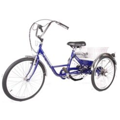 GOMIER ΠΟΔΗΛΑΤΟ ΤΡΙΚΥΚΛΟ ΕΝΗΛΙΚΩΝ 24'' CARGO ΜΠΛΕ