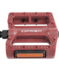 PRISM ΠΕΤΑΛ ΠΟΔΗΛΑΤΟΥ BMX MTB ΠΛΑΣΤΙΚΟ ΑΞΟΝΑΣ ΣΙΔΕΡΕΝΙΟΣ 9/16 ΚΑΦΕ