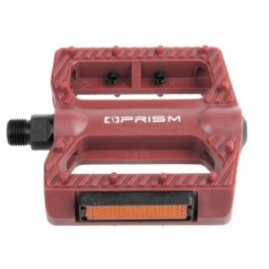PRISM ΠΕΤΑΛ ΠΟΔΗΛΑΤΟΥ BMX MTB ΠΛΑΣΤΙΚΟ ΑΞΟΝΑΣ ΣΙΔΕΡΕΝΙΟΣ 9/16 ΚΑΦΕ