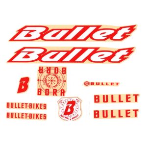 ΑΥΤΟΚΟΛΛΗΤΑ ΠΟΔΗΛΑΤΟΥ ΣΕΤ BULLET ΚΟΚΚΙΝΑ